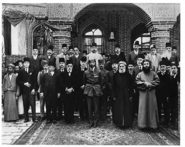King Faisal visiting a Jewish school in Iraq